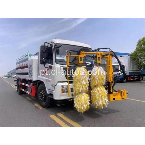 10 toneladas de caminhão de limpeza de corrimão do Dongfeng